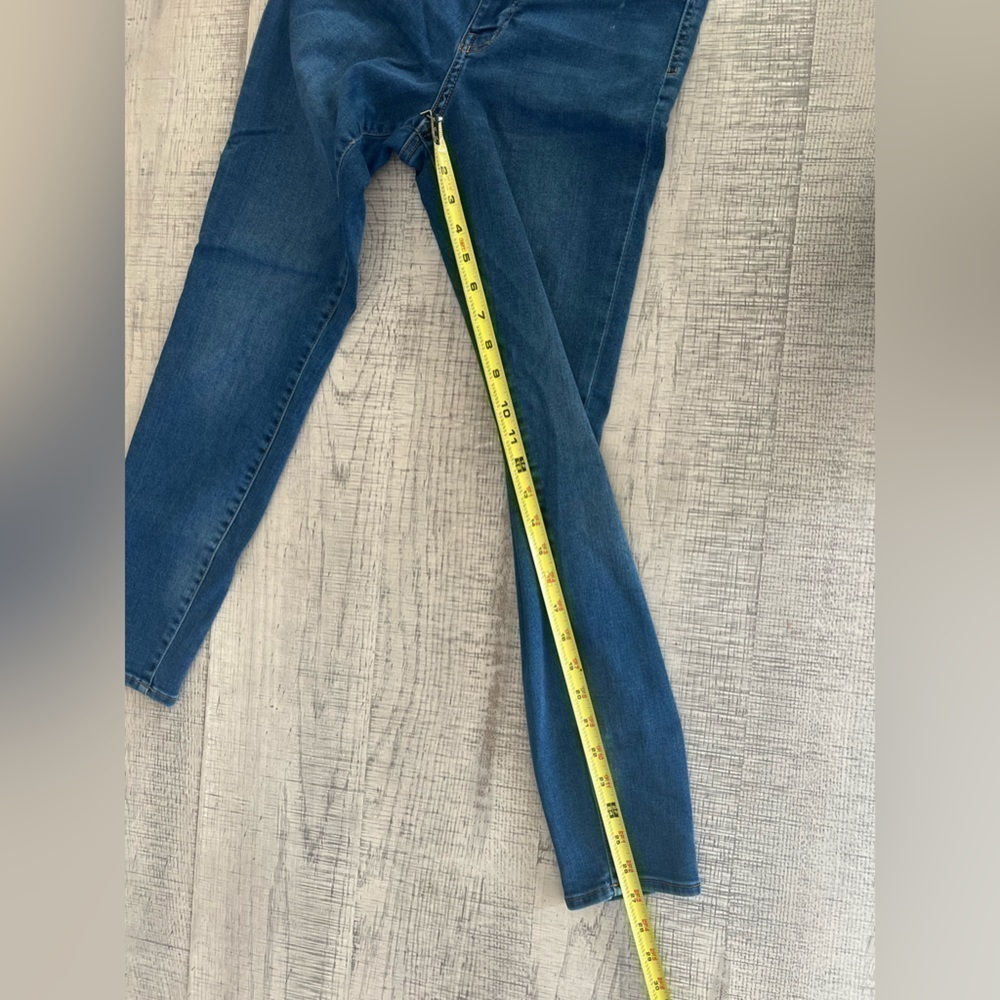 H&M Super Skinny Dark Wash High Rise Denim Jeans Size 27/30 - Picture 10 of 11